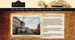 Desktop Screenshot of burlingtonhistory.org